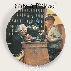 Norman Rockwell Heritage Collection Limited Edition Plate  “The Jeweler”